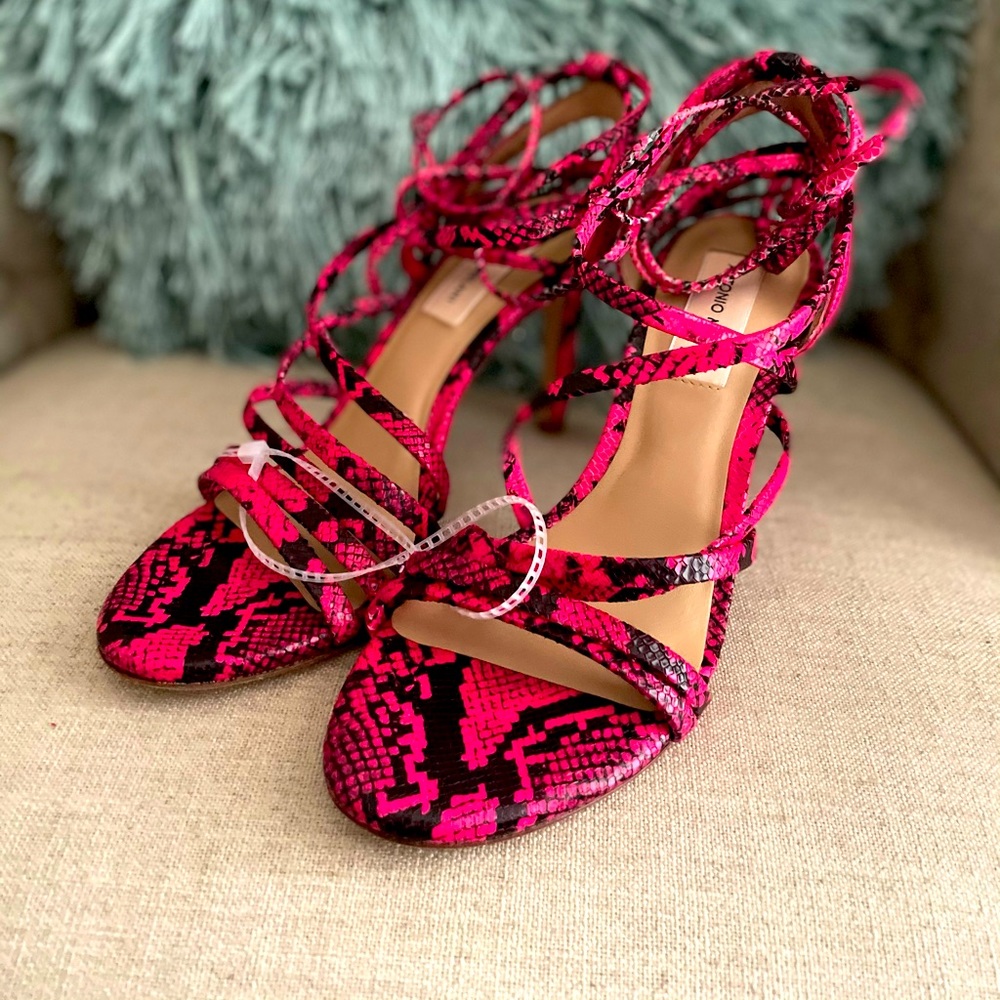 Pink Strappy Heels